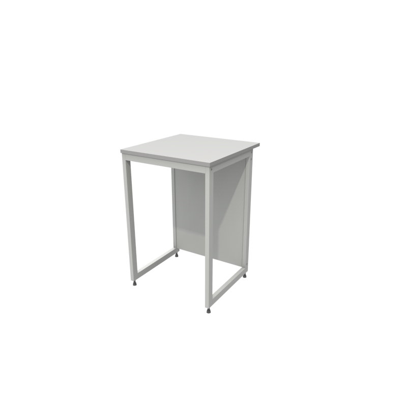 Пристенный лабораторный стол 600x600x900, NL, TRESPA