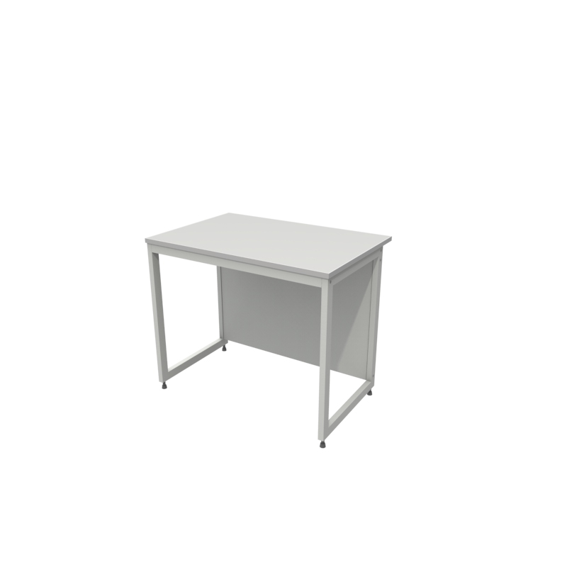 Пристенный лабораторный стол 900x600x750, NL, TRESPA
