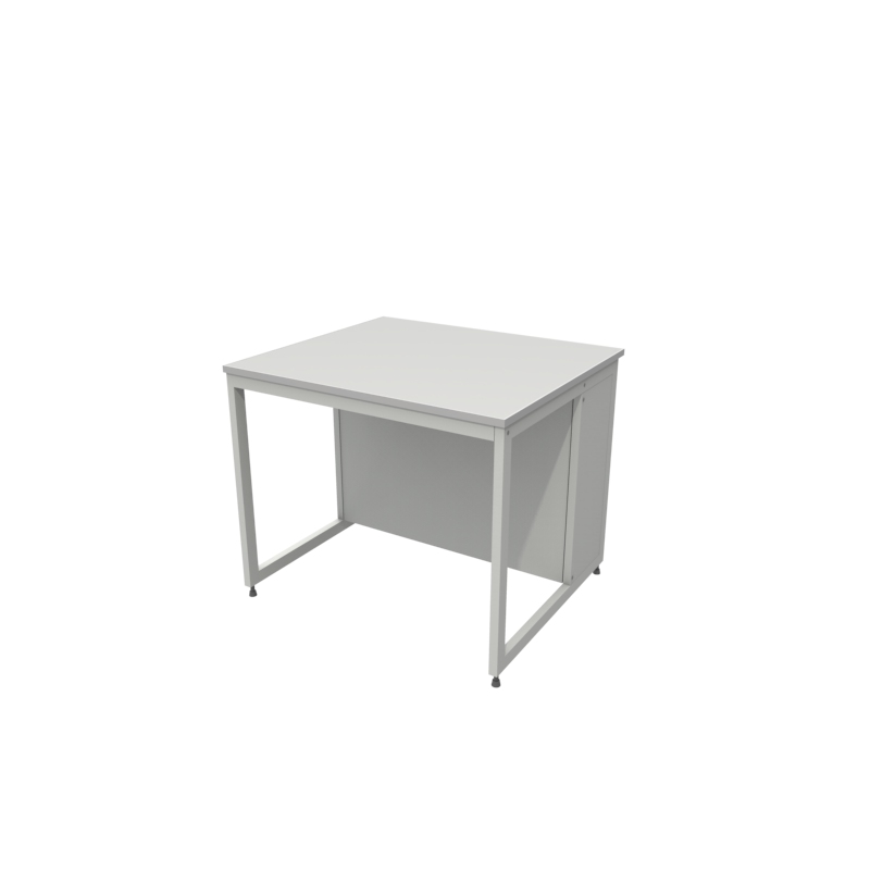 Пристенный лабораторный стол 900x790x750, NL, TRESPA