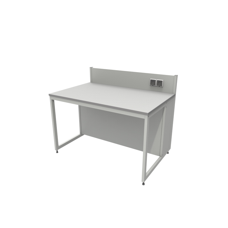 Приборный лабораторный стол 900x790x750/950, розетки, NL, металлокерамика