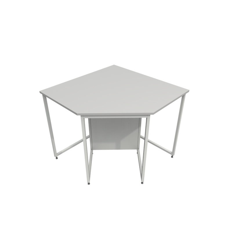 Стол лабораторный угловой к столам глубиной 600 мм, 1050x1050x900, NL, Слопласт