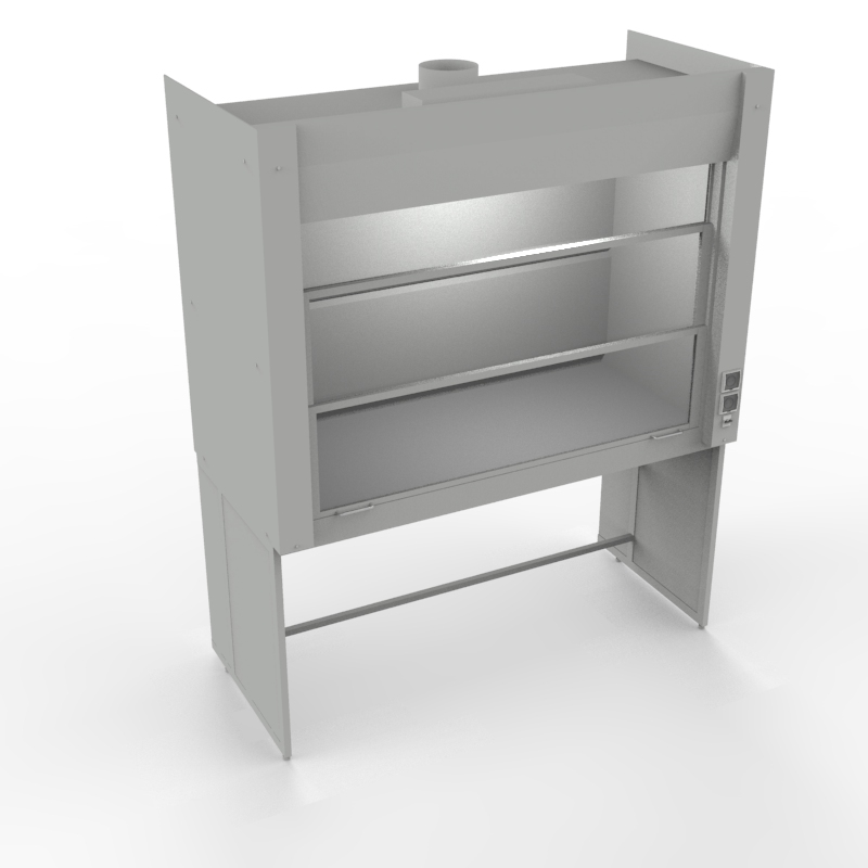 Шкаф вытяжной универсальный на металл каркасе 1800x840x2280, электрика, NL, DURCON