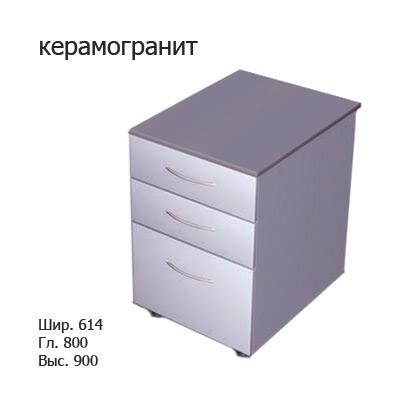 Стол-тумба с ящиками 614x800x900, MML, керамогранит