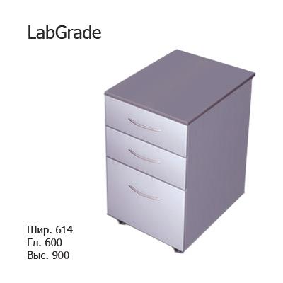 Стол-тумба с ящиками 614x600x900, MML, LabGrade