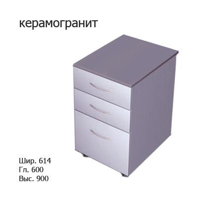 Стол-тумба с ящиками 614x600x900, MML, керамогранит